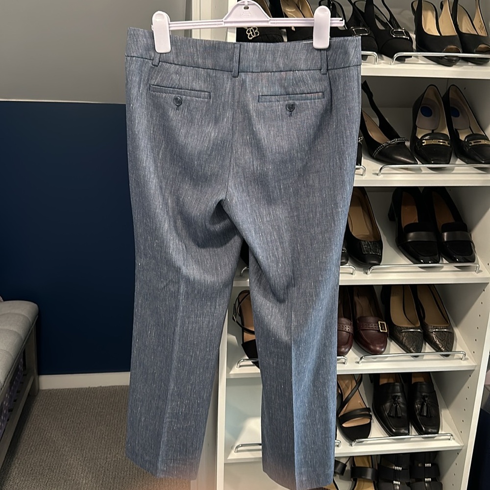 LOFT Blue & White Pants - Picture 2 of 5